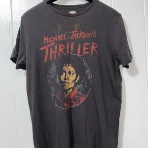 Distressed Michael Jackson loose-fit t-shirt
